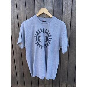 Rare Vintage 1990’s Diesel Tribal Ego Sun Burst Mechanical Flower T Shirt Mens L